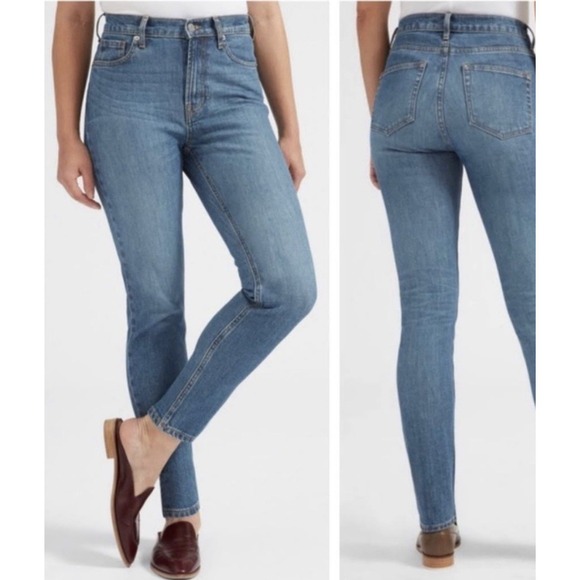 Everlane Denim - Everlane The High Rise Skinny Jean Sz 29 Mid Wash Casual Minimalist Preppy‎